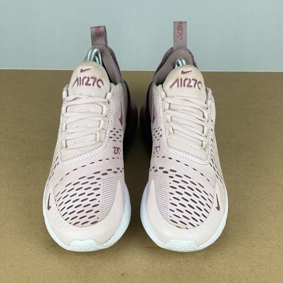 Nike Air Max 270 Barely Rose Athletic Shoes Womens 7 Pink Purple Low Top Sneaker - Picture 2 of 10